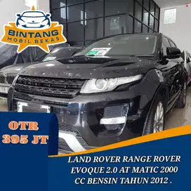 LAND ROVER RANGE ROVER EVOQUE 2.0 AT MATIC 2000 CC BENSIN TAHUN 2012