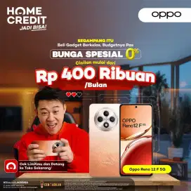 Oppo Reno 12F 5G kredit cicilan 0% by home credit