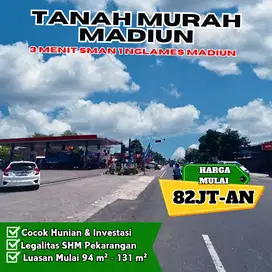 SPESIAL PROMO Jual cepat tanah murah nglames 82jt-an