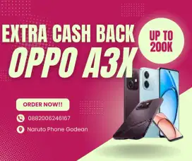 Oppo A3x cashback up to 200k