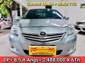 DP8,5jt AutoMatic TvDvd Mulus Toyota Vios G E 2008/2009/2010 Matic AT