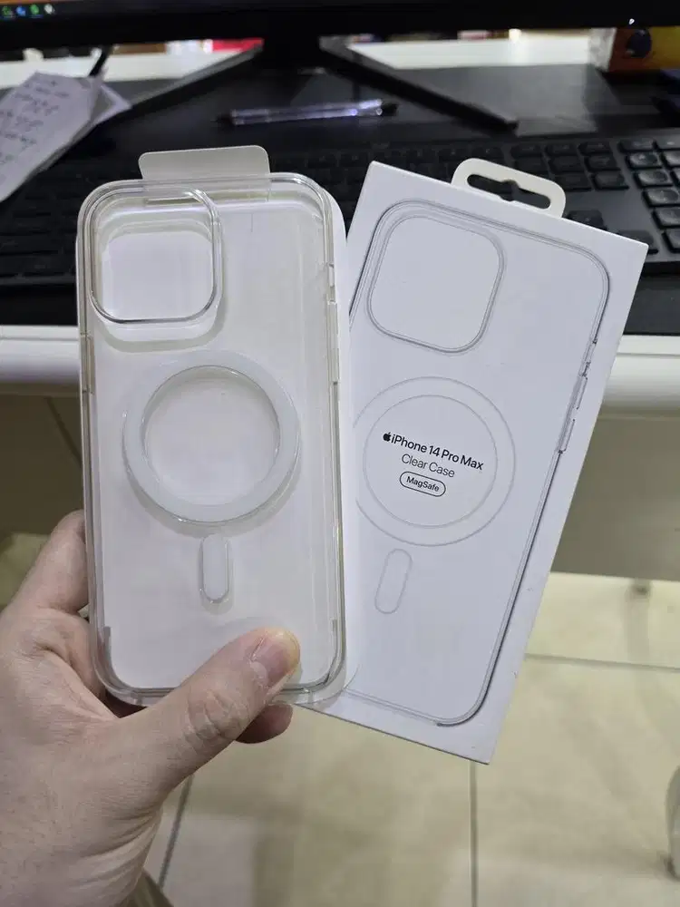 Iphone 14 promax clear case with magsafe original apple indonesia