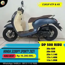 DP 500RB ANGSURAN SANGAN RINGAN HONDA SCOOPY SPORTY 2021