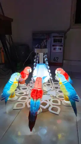 lampu hias bercabang burung