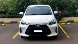 km 1 rb toyota agya g cvt 2024 putih matic tangan pertama dari baru