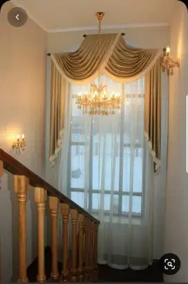 Jabodetabek tirai jendela gordyn hordeng gorden wallpaper dinding 3d