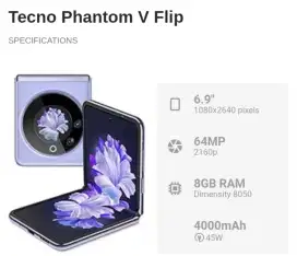 TECNO PHANTOM V FLIP 5G PROMO CASHBACK PROMO CICILAN