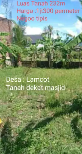 di JUAL TANAH Kawasan Masjid