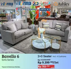 Cashback bavello 6 sofa Series