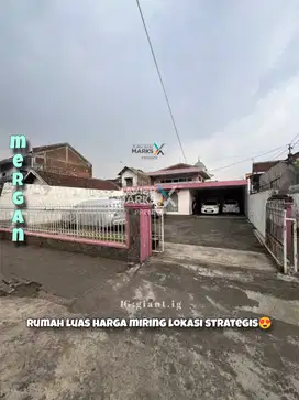 Rumah luas harga murah dekat Indomaret di Mergan Sukun Malang