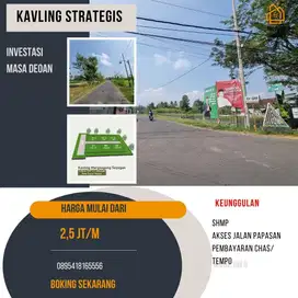 Tanah Kavling di Seyegan, Cocok untuk Rumah Tinggal atau Investasi