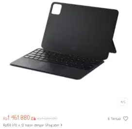 Keyboard Case Original Xiaomi Pad 6 Branded Berkualitas Terbaru Mantap