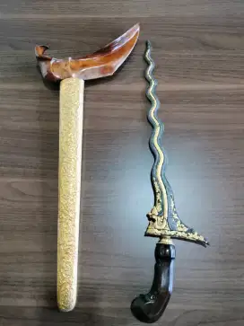 Keris Nagasasra Nogososro Nogo Sosro Kinatah Emas