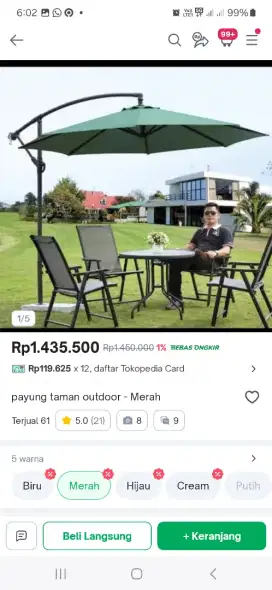 Dijual Sangat Murah Payung Hiasan Taman cocok bgt buat cafe