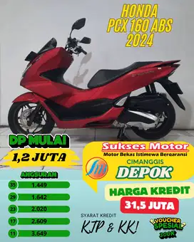 READY STOCK HONDA PCX 160 ABS TAHUN 2024 CASH CREDIT TUKER TAMBAH