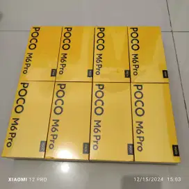 POCO M6 PRO 8/256 GARANSI RESMI XIAOMI 15 BULAN NO REPACK