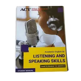 [prelovedstudio] Buku Bekas ACT Academic English III: Listening