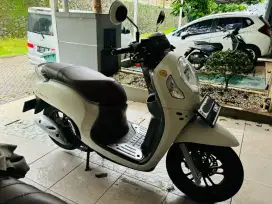 Km 3.000 Honda Scoopy Prestige Putih 2022 Keyless Mulus 99%