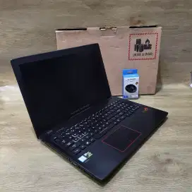 Laptop Asus ROG Strix Dual VGA Ram 16GB  Bonus Mouse Baru, Siap pakai