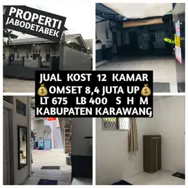 JUAL KOS KOST KOSAN KOSTAN 12 KAMAR DI KABUPATEN KARAWANG