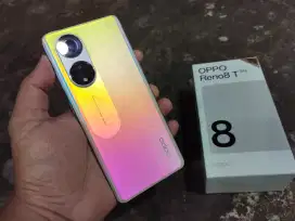 Oppo Reno 8t 5G ram 8/256gb mulus terawat fullset original