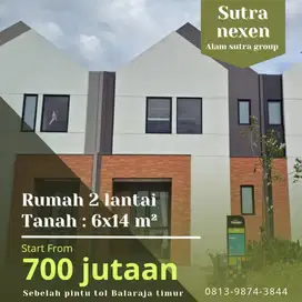 rumah baru 2 lantai tanah 84. di nexen by alam sutra