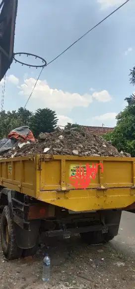 Birojasa buang puing tanah sampah peroyek dll