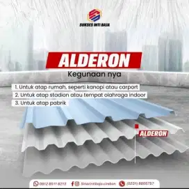 ATAP ALDERON ( terdapat dua warna, biru dan putih )