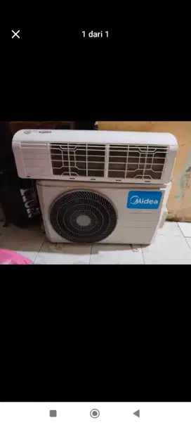 Ac bekas midea r32 1pk+pasang garansi