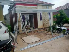 Bismillah pemasangan kenopi bajaringan dan pagar rumah bajaringan co3