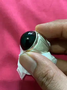 bacan material coklat merah kristal