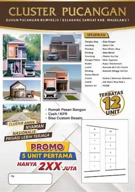 PROMO RUMAH TERMURAH CUMA 200JT AN STRATEGIS DI BLONDO MAGELANG