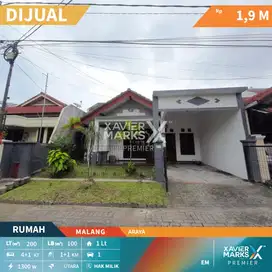 Dijual Rumah Di Araya Depan Dekat Plaza Araya Malang