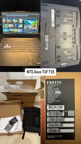 ASUS TUF DASH F15 FX517ZM GeForce RTX 3060 - i7-12650H 16GB 1TB