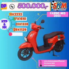 (proses KTP&KK DP 500 lngsng gas) Fazzio 2023 cash credt