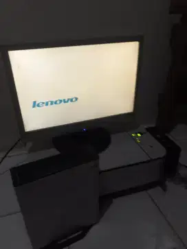 Jual alat bekas kantor printer Canon+monitor+ mini PC masih hidup