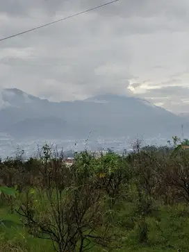 tanah perumahan dengan pemandangan yang indah di kota batu