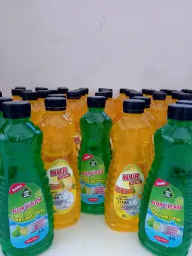 Sabun cuci piring homemade Nur clean  lemon dan jeruk nipis 450 ml