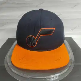 Topi Snapback Adidas Utah Jazz Black Orange