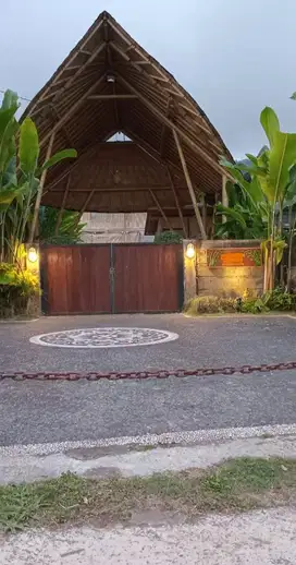 Rumah Bamboo View Gunung Di Bedugul Dekat Handara Golf Bali