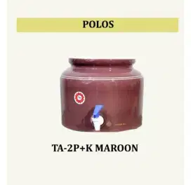 Guci air galon merah maroon trisensa