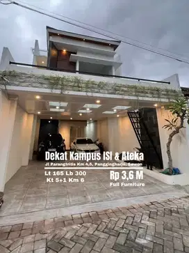 Rumah 2,5 Lantai dalam perumahan elit dekat kampus ISI Jl parangtritis