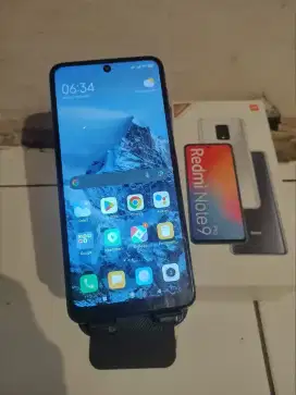 Redmi Note 9 pro 6/64 NFC lengkap