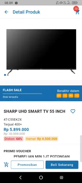 Promo LED TV 55 inch