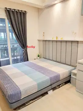 Apartemen sunter park view SHM full furnish baru mewah lt parkit murah