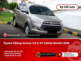 [PAJAK PANJANG] Toyota Kijang Innova 2.0 G AT Coklat NIK 2018