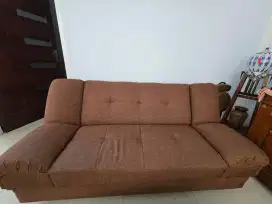 Sofa coklat jeans| coklat denim