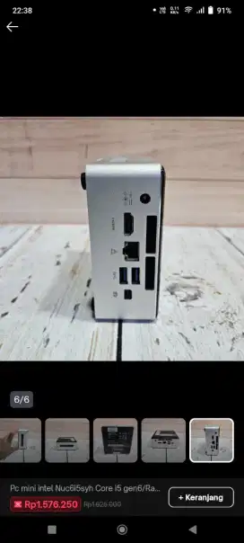 Mini PC NUC Ram 4GB Win 10