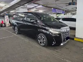 TOYOTA ALPHARD 2.5 G ATPM AT 2021 HITAM • Black on Beige,KM50rb