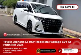 Toyota Alphard 2.5 HEV Hybrid Modelista TSS AT Putih 2023/2024